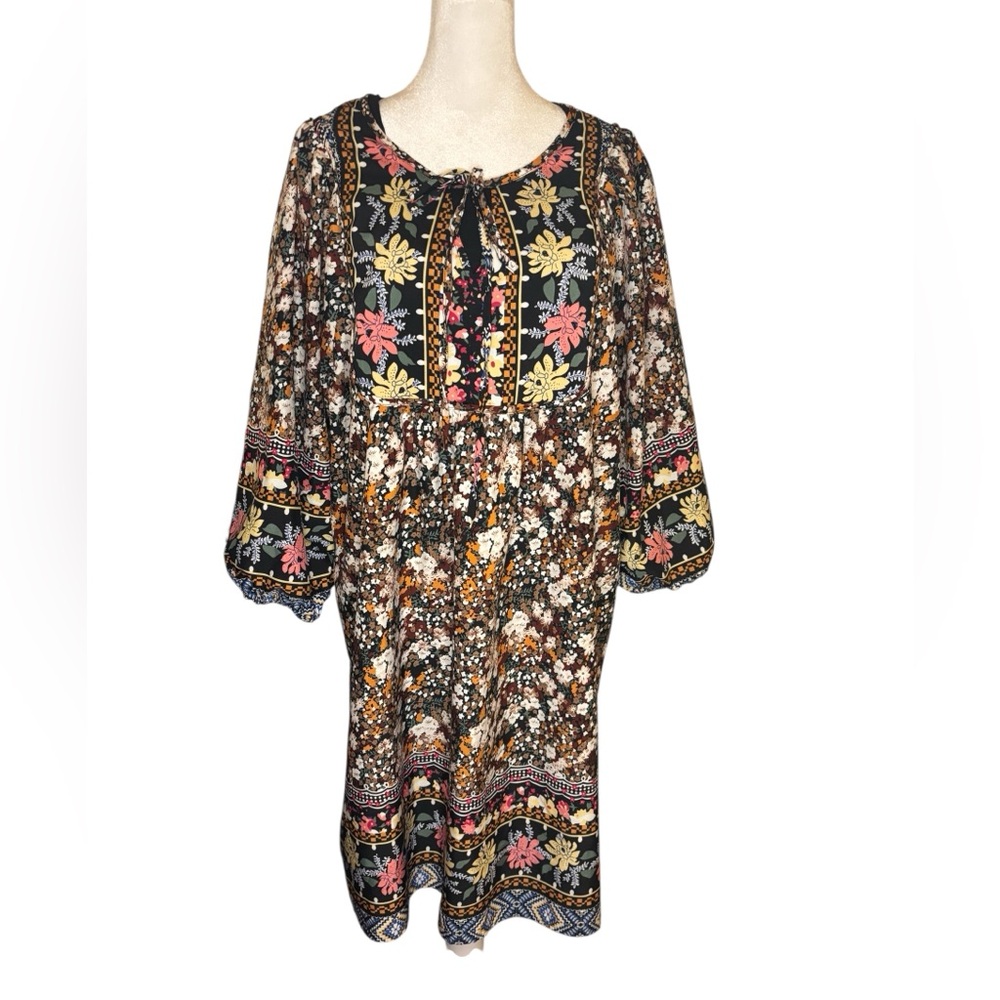 Floral Patterned Kimono